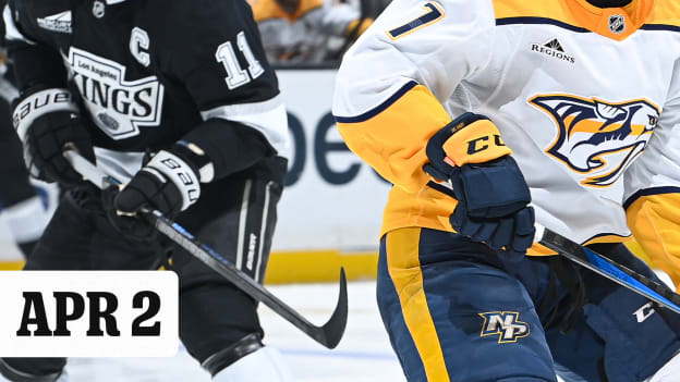 APRIL 2 VS NASHVILLE PREDATORS