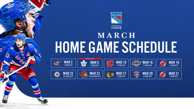 March Game Schedule