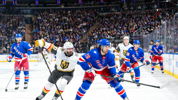 Vegas Golden Knights v New York Rangers