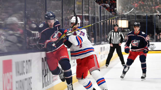 Blue Jackets vs. Rangers - February 14, 2020