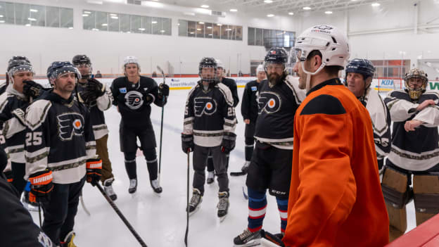 Garnet Hathaway welcoming local active duty military members and veterans