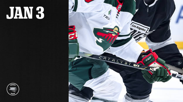 JANUARY 3 VS MINNESOTA WILD