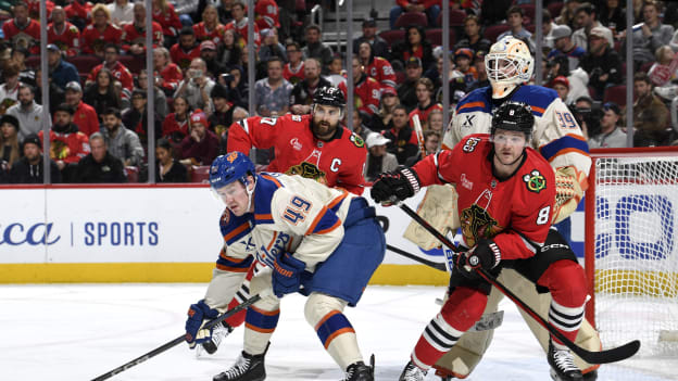 Edmonton Oilers v Chicago Blackhawks