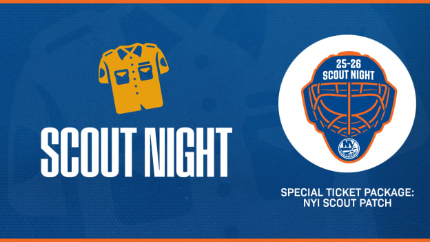 <center><h3 class="promoTitle">Scout Night</h3><p class="promoGameDetails">vs. FLA | Sunday, Mar. 1 | 6:30 PM</p></center>