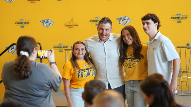 Andrew Brunette Meets Preds Fans at Summer Select-a-Seat