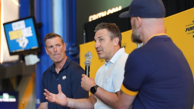 Andrew Brunette Meets Preds Fans at Summer Select-a-Seat