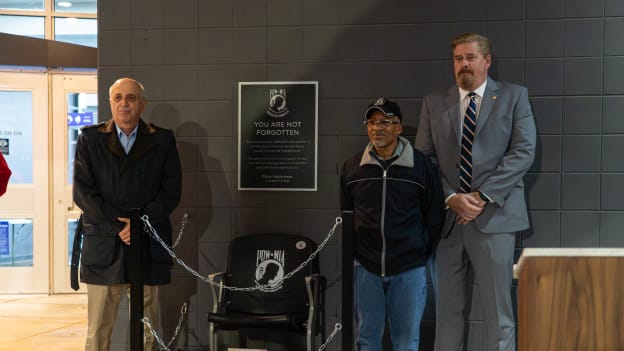 Chief Operating Officer, Phil Laws at the POW MIA Chair of Honor Unveil