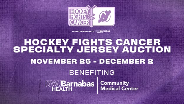 Devils Hockey Fights Cancer Jersey Auction