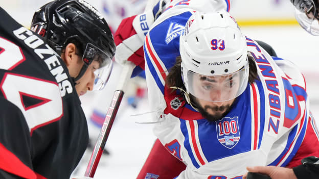 New York Rangers vs Ottawa Senators