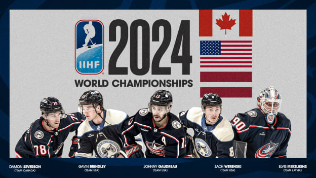 Nine Blue Jackets set to compete at 2024 IIHF World Championships 