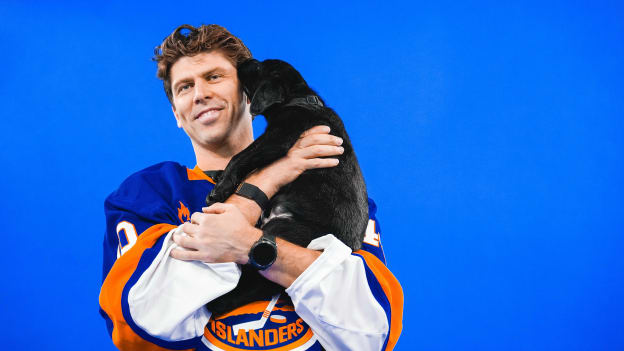 PHOTOS: Islanders 2025 Pucks and Paws Calendar Photoshoot