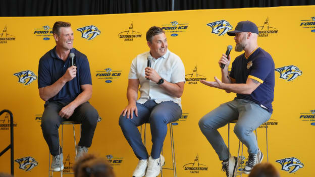 Andrew Brunette Meets Preds Fans at Summer Select-a-Seat