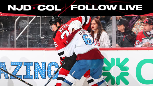 FOLLOW LIVE: Devils, Avs Meet for First Time this Season