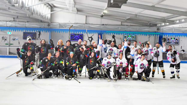 The NHL All Star jerseys look like the trans flag : r/lgbt