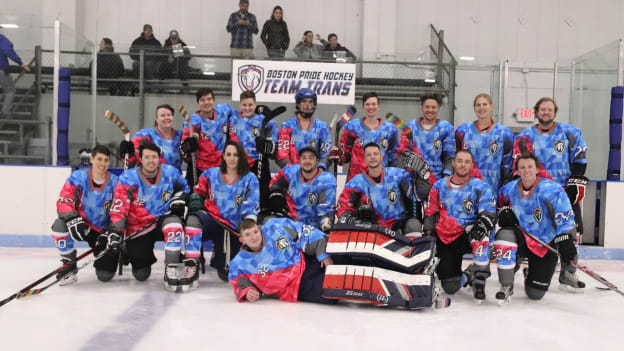 The NHL All Star jerseys look like the trans flag : r/lgbt