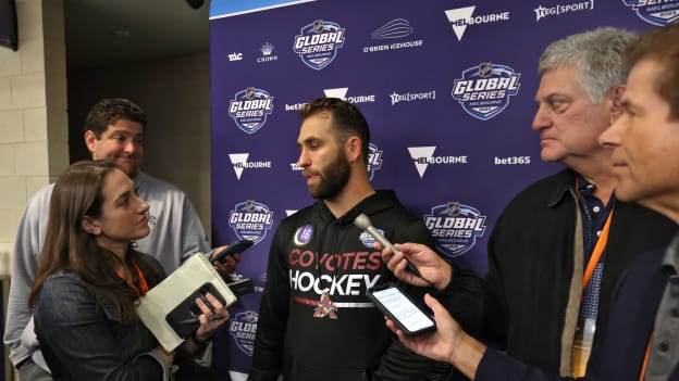 NHL                        Global Series Melbourne Jason Zucker