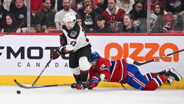 Coyotes Fall to Canadiens at Bell Centre on Tuesday