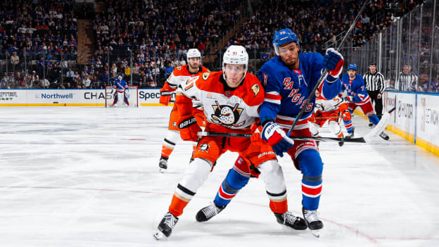 Anaheim Ducks v New York Rangers