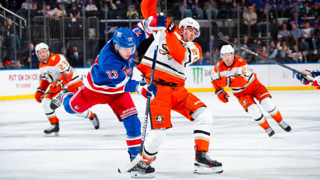 Anaheim Ducks v New York Rangers