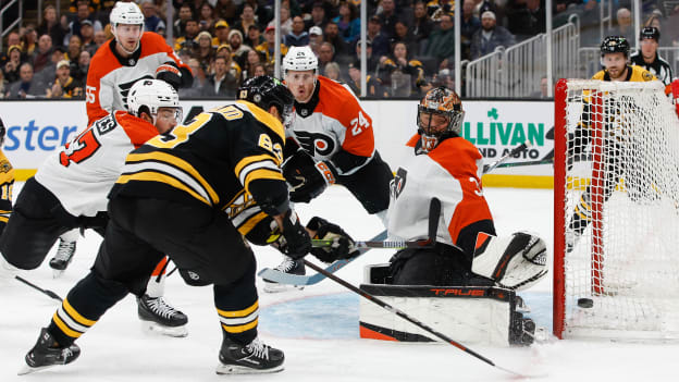 Bruins Shut Out By Flyers, Fall to 4-5-1