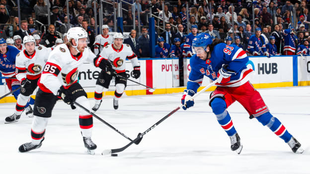 Ottawa Senators v New York Rangers