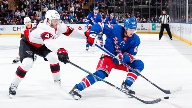 Ottawa Senators v New York Rangers