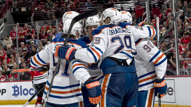 Edmonton Oilers v Chicago Blackhawks