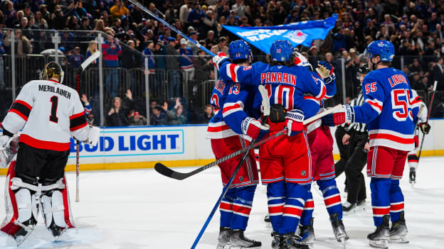 Ottawa Senators v New York Rangers