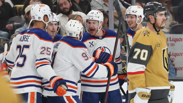 Edmonton Oilers v Vegas Golden Knights - Game One