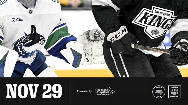 NOVEMBER 29 VS VANCOUVER CANUCKS
