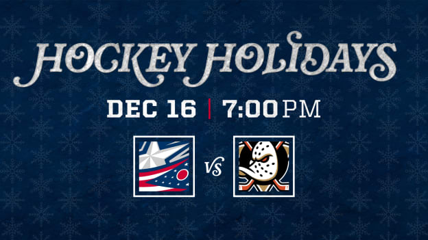 TUESDAY, DECEMBER 16 AT 7 PM VS. ANAHEIM DUCKS