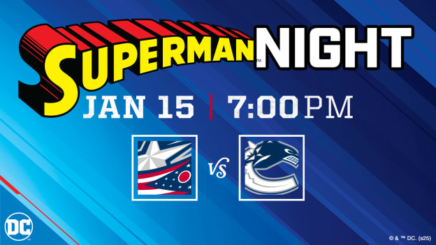 THURSDAY, JANUARY 15 AT 7 PM VS. VANCOUVER CANUCKS