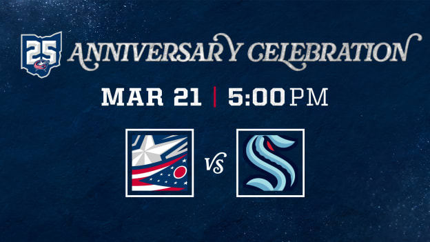 SATURDAY, MARCH 21 AT 5 PM VS. SEATTLE KRAKEN