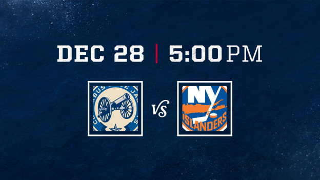 SUNDAY, DECEMBER 28 AT 5 PM VS. NEW YORK ISLANDERS