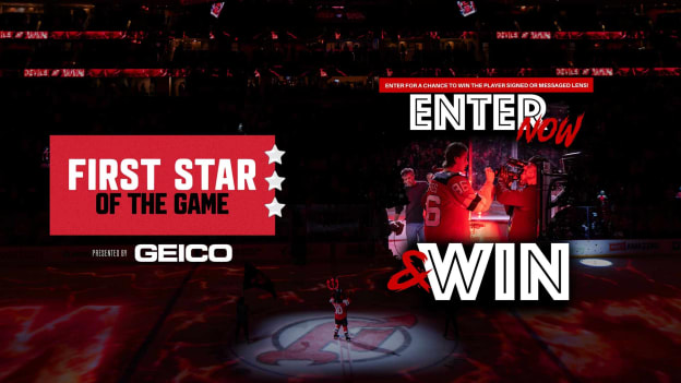 Devils First Star of the Game presented by GEICO Sweepstakes