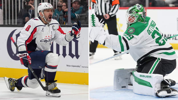 Ovechkin y Oettinger dominaron la acción del miércoles