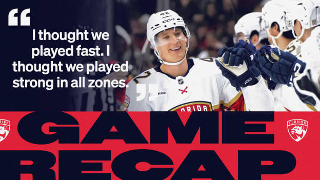 RECAP: Panthers 3, Senators 2