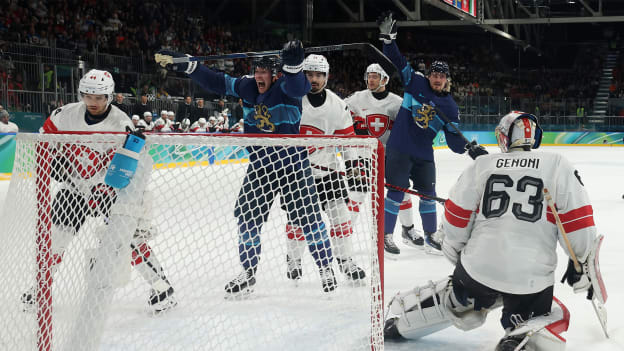 Lehkonen OT goal lifts Finland past Switzerland