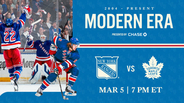New York Rangers vs. Toronto Maple Leafs