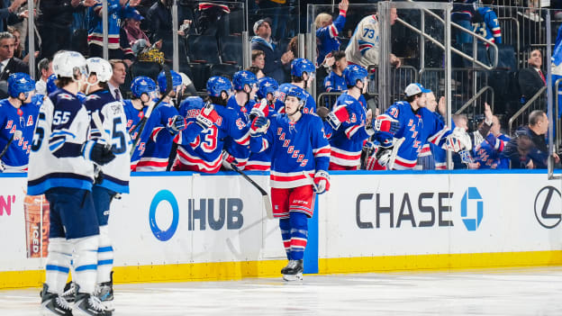Winnipeg Jets v New York Rangers