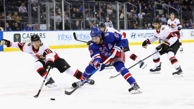 Ottawa Senators v New York Rangers