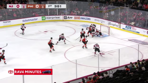 NJD@PHI: Rooney scores goal against Dan Vladar
