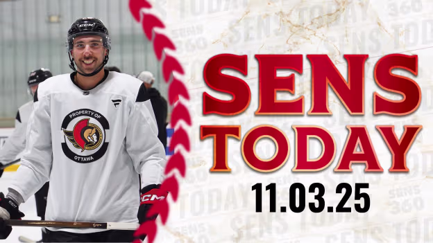 Sens Today: Kicking Off The Week With a Long Practice