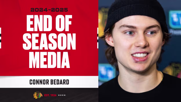 Connor Bedard End of Season Media