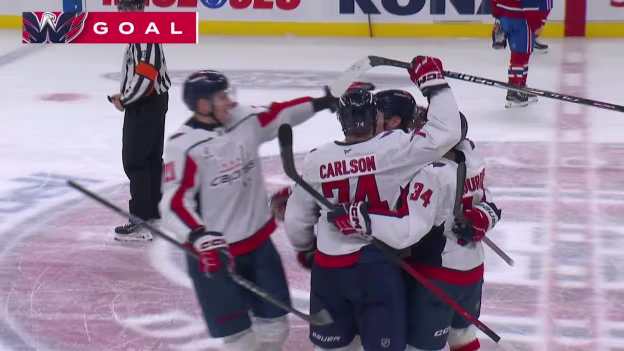 WSH@MTL: Chychrun scores goal against Jakub Dobeš