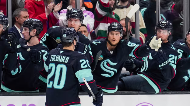 SJS@SEA: Tolvanen scores goal against Alex Nedeljkovic