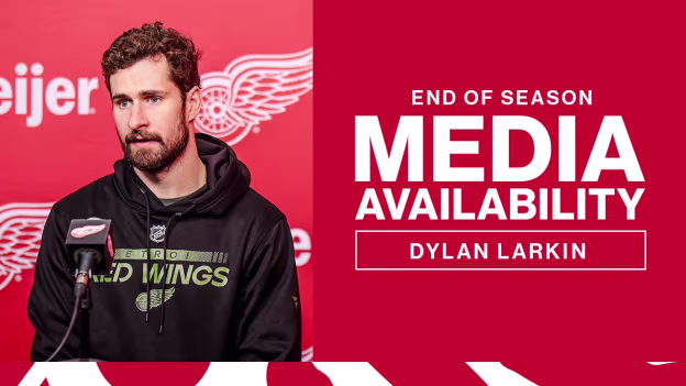 Dylan Larkin Season Ending Media