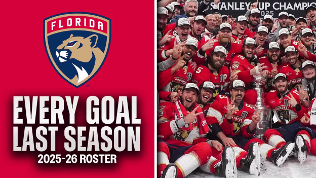 Every goal last season from the 2025-26 Panthers