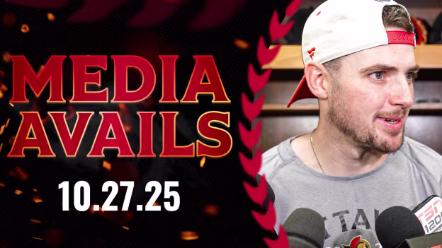 Drake Batherson Postgame Media vs BOS