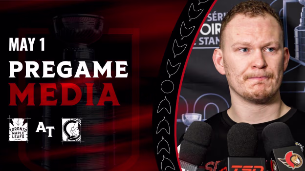 Brady Tkachuk Pregame Media vs TOR